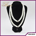 online wholesale elegant women simple design white pearl necklace